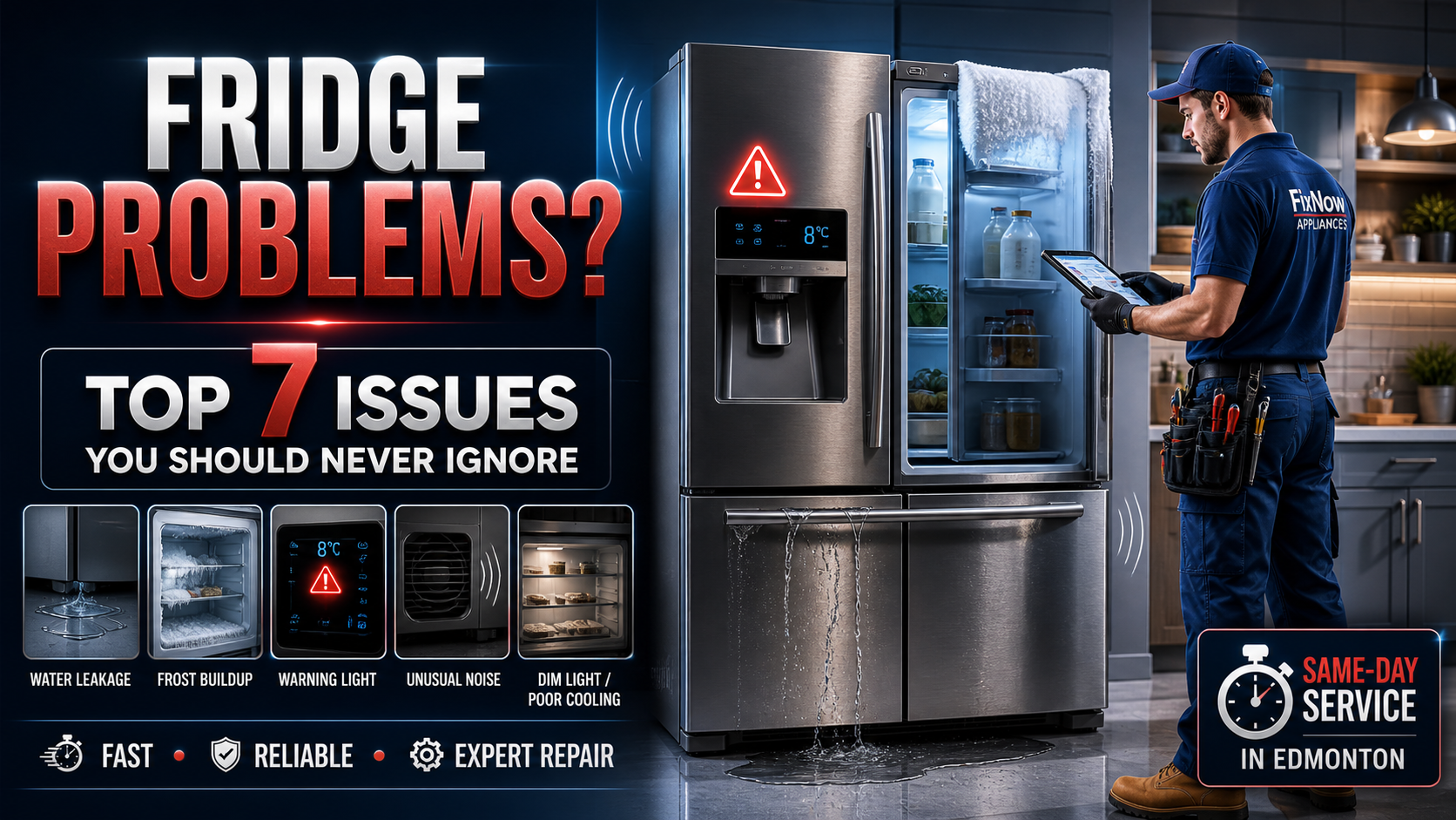 Top 7 Refrigerator Problems You Should Never Ignore